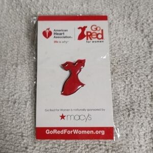 American heart association go red for women pin macys